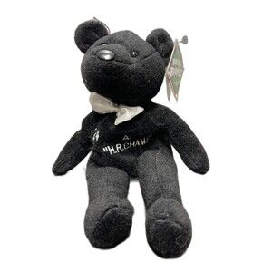Vintage Dec 1998 Ken Griffey Jr AL H.R. Champ Black Beanie Bear Salvinos Bammers